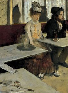 Painting of Edgar Degas, The Absinthe Drinker