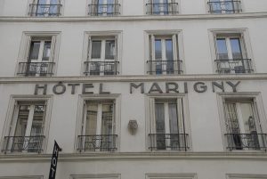 FASADE; HOTEL; MARIGNY; PARIS;