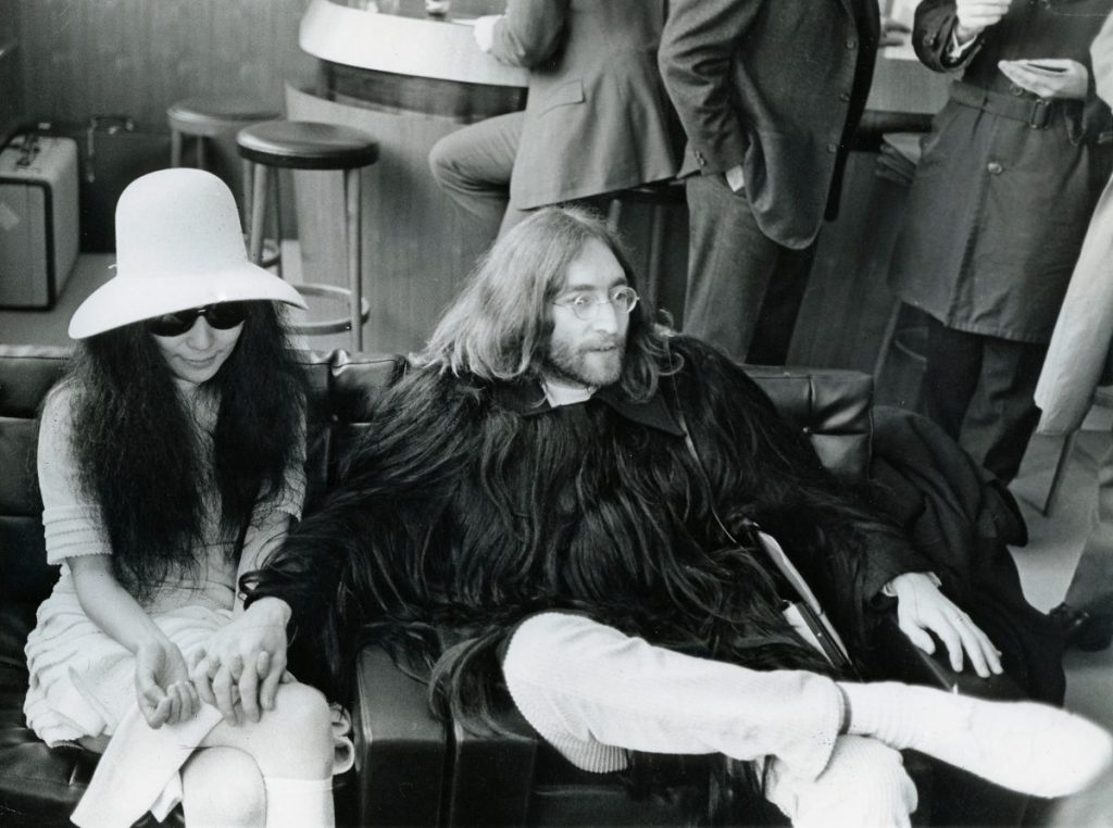 Beatles; John; Lennon; Yoko; Ono; back; Paris; wedding